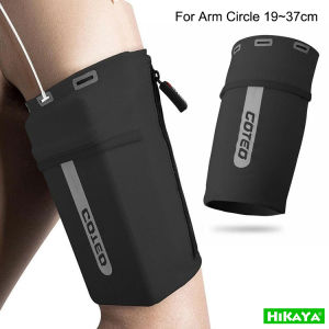 HIKAYA Sports Phone Arm PouchUniversal Mobile Phone Arm BagFitness Armband PocketReflective Anti-Theft Running Cycling Cellphone HolderFit 4 To 7 Inch Phones