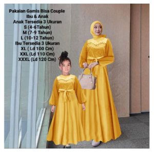 Cod Produk Terbaru Pakaian Muslim Bisa Couple Ibu Dan Anak Maxi Amberli Dress 3 Size Xl-Xxl-Xxxl Amberli Kids 3 Size S-M-L Pakain Muslim Terbaru Pakaian Gamis Terbaru Good Quality