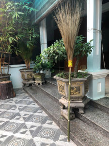 Chổi Lười Chổi Làm Từ Cọng Xương Dừa Cứng Cáp Dùng Quét sSân Vườn Lối Đi