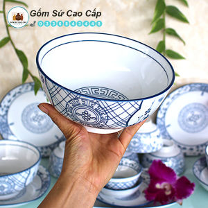 Bát tô "PHÚC LỘC THỌ" [ LẺ TÔ - ĐĨA-BÁT] Bát đĩa sứ-Bộ bát tràng cao cấp Hàng CANH SALE