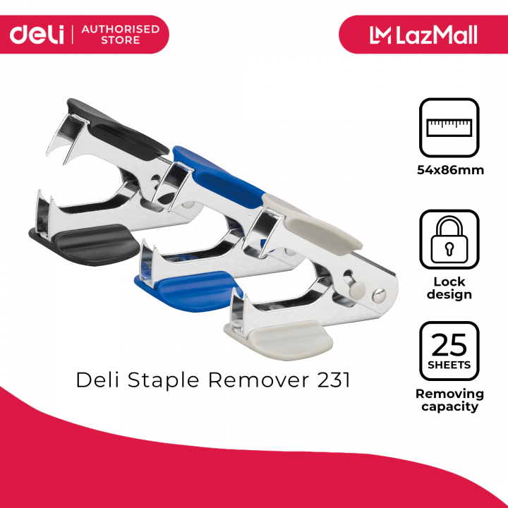 Deli 231 Staple Remover [7527231] Lazada PH