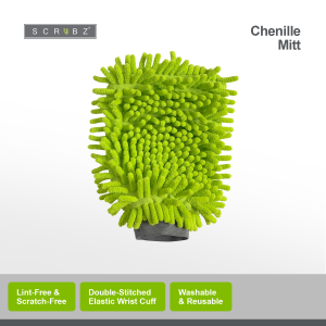 Scrubz Chenille Mitt Car Cleaning Cloth