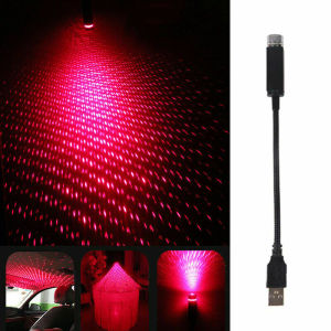 7.8inch LED Lights USB Night Lights Car Roof Star Light Starlight 20cm Atmosphere Lights Interior Decorative Lamp Mini Adjustable Romantic Galaxy Home Ceiling Decoration Light for Birthdays Festival Celebration Party Plug-in & Play