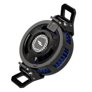 GOLDMINES ABS ic Phone Cooler RGB Detachable Semiconductor Cooling Fan Universal 3 Speed Back Clip Type Cooler E-sports Live Streaming