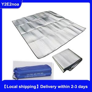 【Local shipping】 Waterproof Camping Sleeping Mat Aluminum Foil Outdoor Foldable Beach Mat Pad