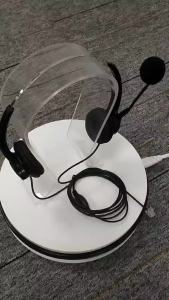 Headset Over-Ear Dual Earphone for Mobile Phones Laptops Desktop Computers Customer Service Office Online Classes Exams Bank Calls