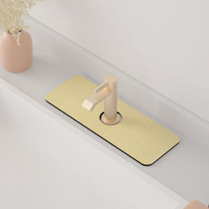 🔥SG LOCAL Seller🔥 Kitchen Faucet Mat Super Absorbent Diatom Bathroom Sink Splash-proof Desktop Mat Quick Dry Anti-mold Draining Mat Bathroom Mat