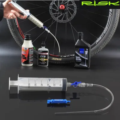 RideMax RISK Cycling Bike Bicycle Tubeless Tyre Sealant Injector Injection Tool Schrader Presta Valve Core Removal Tool