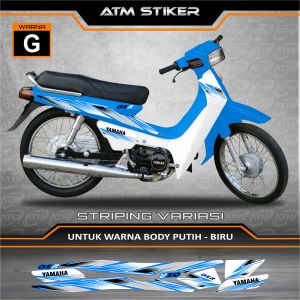 Stiker striping variasi yamaha alfa