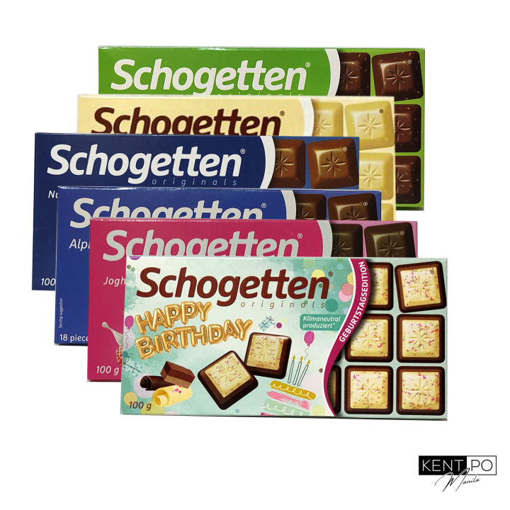 SCHOGETTEN ORIGINALS CHOCOLATE DIRECT IMPORT FROM GERMANY AND EUROPEAN