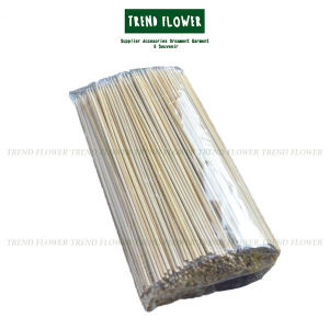 Lidi Bambu Panjang Tusuk Sate Tumpul / Stik Bambu Lidi Bulat Sembrani Cap Kuda