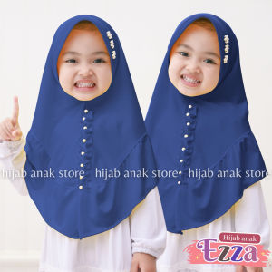 BIG SALE !!! Hijab Anak Kriwil Mutiara Murah / Jilbab  Instan Tk Lucu / Kerudung Paud Instant Jersey / Bergo Anak Perempuan Daily