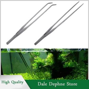 [Dale Dephne] Nhíp bể cá bằng thép không gỉ Kìm dụng cụ kẹp dụng cụ thủy sinh trồng cây bể cá