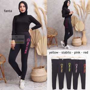 Dunia legging Ols - Celana Well Fitness / Zumba Wanita Panjang Sobek Samping Olahraga / Senam / Aerobic / Yoga Import 903