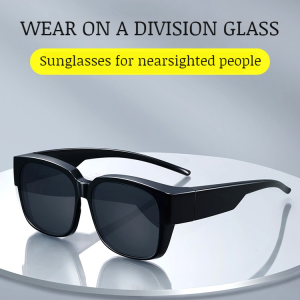 Nearsightedness set of sunglasses Highcolor portable onemirror dualpurpose sunglasses