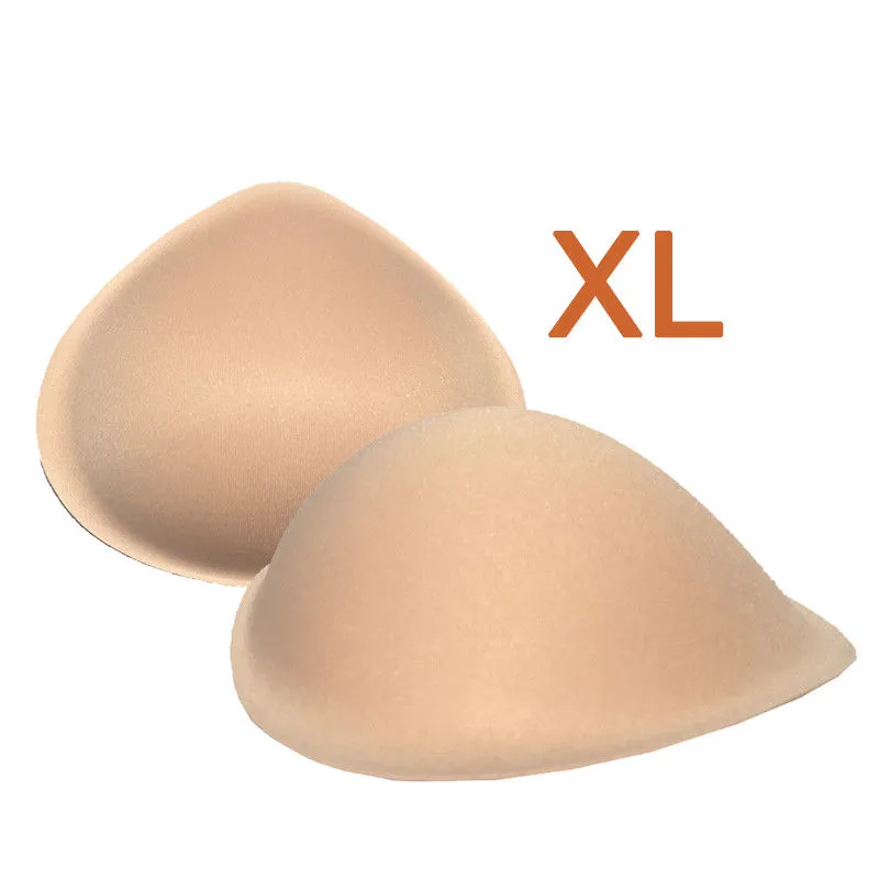2pcs Realistic Sponge Breast Forms Fake Boobs Enhancer Bra Padding Inserts  For Swimsuits Crossdresser Cosplay Dz