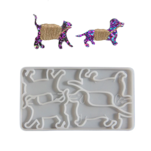 Animal Shaped Silicone Resin Mold For Handmade Keychain Crafting Decorative Art Projects Gift Making Activities