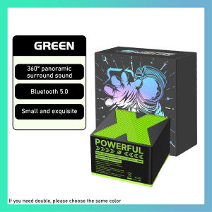 AKABEILA  Mini ลำโพงบลูทูธ พอร์ต USB ลำโพงซับวูฟเฟอร์สเตอริโอรอบทิศทาง ลำโพงไร้สาย เล่นเสียงแบบพกพา ไมโครโฟน ลำโพงขนาดเล็ก