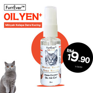 FURREVER OILYEN Minyak Kelapa Dara untuk Kucing Virgin Coconut Oil for Cat VCO for Cat