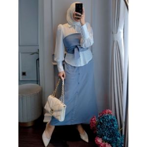 LUXEID Stella Skirt One Set| Setelan Wanita| Baju Kantor| One Set Formal| One set Premium| Stelan Casual| Pakaian Wanita