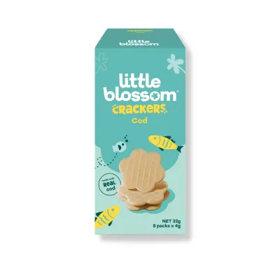 Little Blossom Crackers - Cod (8 packs per box)