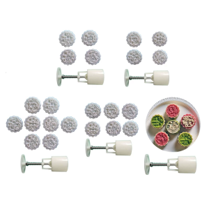 Hand Pressed Mooncakes Mold Bean Pastes Cake Mould Festival ABS Plastic Pastries Mould Kitchen Dessert Baking Supplies