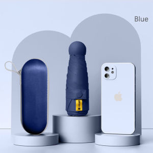 【SG】Five-fold umbrella for sunny and rainy days sun protection and UV protection sun umbrella folding mini sunshade capsule umbrella
