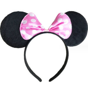 Bayar Di Tempat - Bando Mickey Minnie / Bando Anak Pita  / Bando Kuping Lucu / Bando Motif Mouse