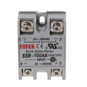 100A một pha Rơ Le bán dẫn SSR-100AA AC-AC trạng thái rắn điều chỉnh điện trở cho quá trình tự động hóa công nghiệp