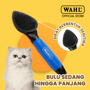 Wahl Cat Pointed Slicker Brush – Sisir Kucing Pembersih Bulu Alat Grooming Sisir Perawatan Kucing