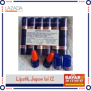 JUPON MINI LIPSTIK ( Isi 12 pcs)   / Lipstik Jupon / Lipstick Jupon / Lipstik Mini / Lipstik / Lipstick / Jupon Pemerah Bibir