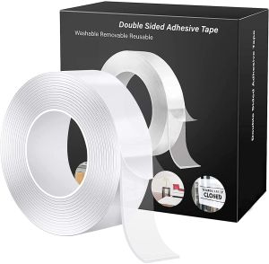 Double Tape Super/Nano double tape/Isolasi Bening 2 sisi Super Kuat Tanpa Bekas