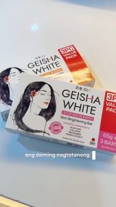 Geisha White Skin Brightening Kojic Soap Bar