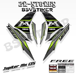 striping yamaha jupiter mx new 135 sku22 / stok stiker jupiter 135 new njmx grafis