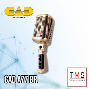 CAD A77 BR - SUPERCARDIOID LARGE DIAPHRAGM DYNAMIC SIDE ADDRESS VINTAGE MICROPHONE - BRONZE