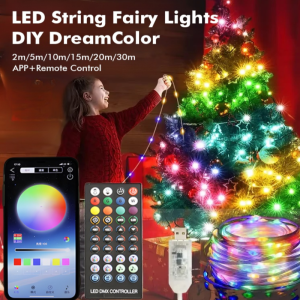Phantom color Bluetooth controlled Christmas lights