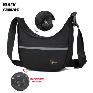 LAZ053) [SCENTED W PERFUME] High Quality Medium Size Water Resistant SNIPER Sling Bag Chest bag Crossbody Bag with Reflective strap and waterproof zipper cover