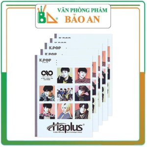 COMBO 5  Vở Kẻ Ngang Haplus K.POP 80 trang - Văn phòng phẩm Bảo An