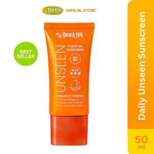 Beach Hut Daily Unseen SPF50+ Clear Face Sunscreen 50mL