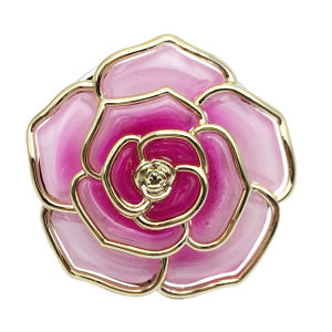 【MPJow】 Portable Folding Table Bag Hook Flower Shaped Hanger Holder Round Vintage Rose Hook Decoration For Office Handbag Umbrella