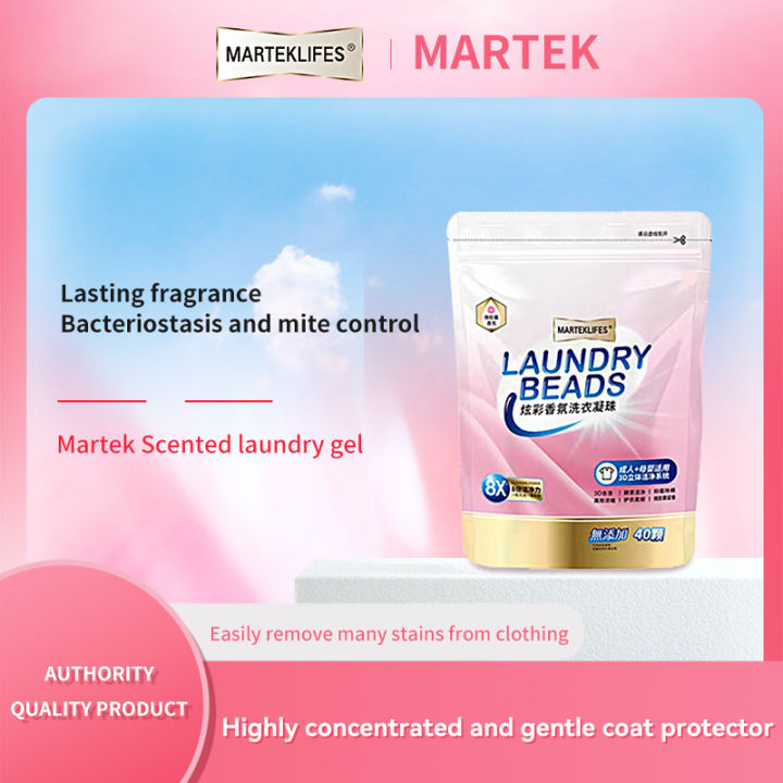 40 Pills MARTEKLIFES 5 In 1 Ecopods Laundry Pods Laundry Ball Gel Beads