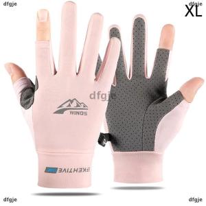 [COD] dfgje Mùa hè Kem chống nắng găng tay phụ nữ mỏng băng lụa chống tia cực tím sương ngón tay màn hình cảm ứng lái xe không trượt Găng tay thoáng khí