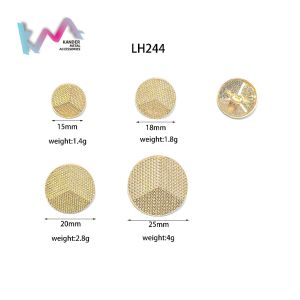 KANDER Alloy Button Kancing Hias Gamis Kemeja LH244