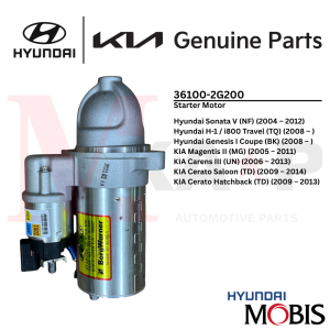 [ORIGINAL] Starter Motor Fits Hyundai Sonata Genesis Coupe H-1 / KIA Cerato Magentis Carens (36100-2G200)