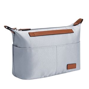 For LE PLIAGE Nylon Bag Insert Organizer with Zipper Pockets Soft Light Perfect Purse Liner Fit Tote