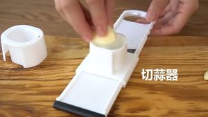 2 in 1 Garlic Slicer Stainless Steel Vegetable Cutting Chopper MultiFunctional Kitchen Gadgets