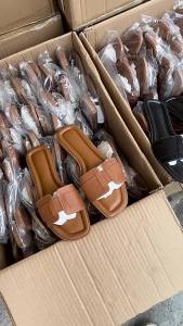 In Stock British Single Comfortable Flat WomenS Slippers Size 36-41 Large Size WomenS Shoes