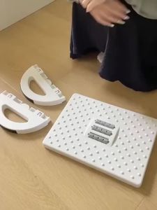 180° Swing Massage Foot Stool – Ergonomic Under Desk Roller Rest Anti-slip & Antibacterial for Office 墊腳凳 搁脚凳 足底按摩凳 TT