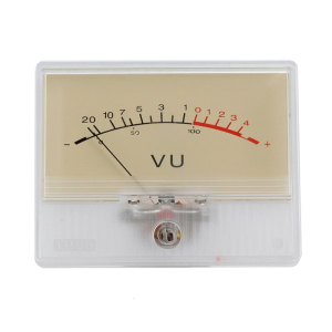 High Sensitivity VU Meter Yellow Panel VU Meter Digital Amplifier Pointer Sound Level Used for Home Theater Mixer-