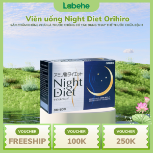 TPBSLĐ Viên Uống Night Diet Orihiro Hộp 60 Gói - ORIHIRO NHẬT BẢN CHÍNH HÃNG